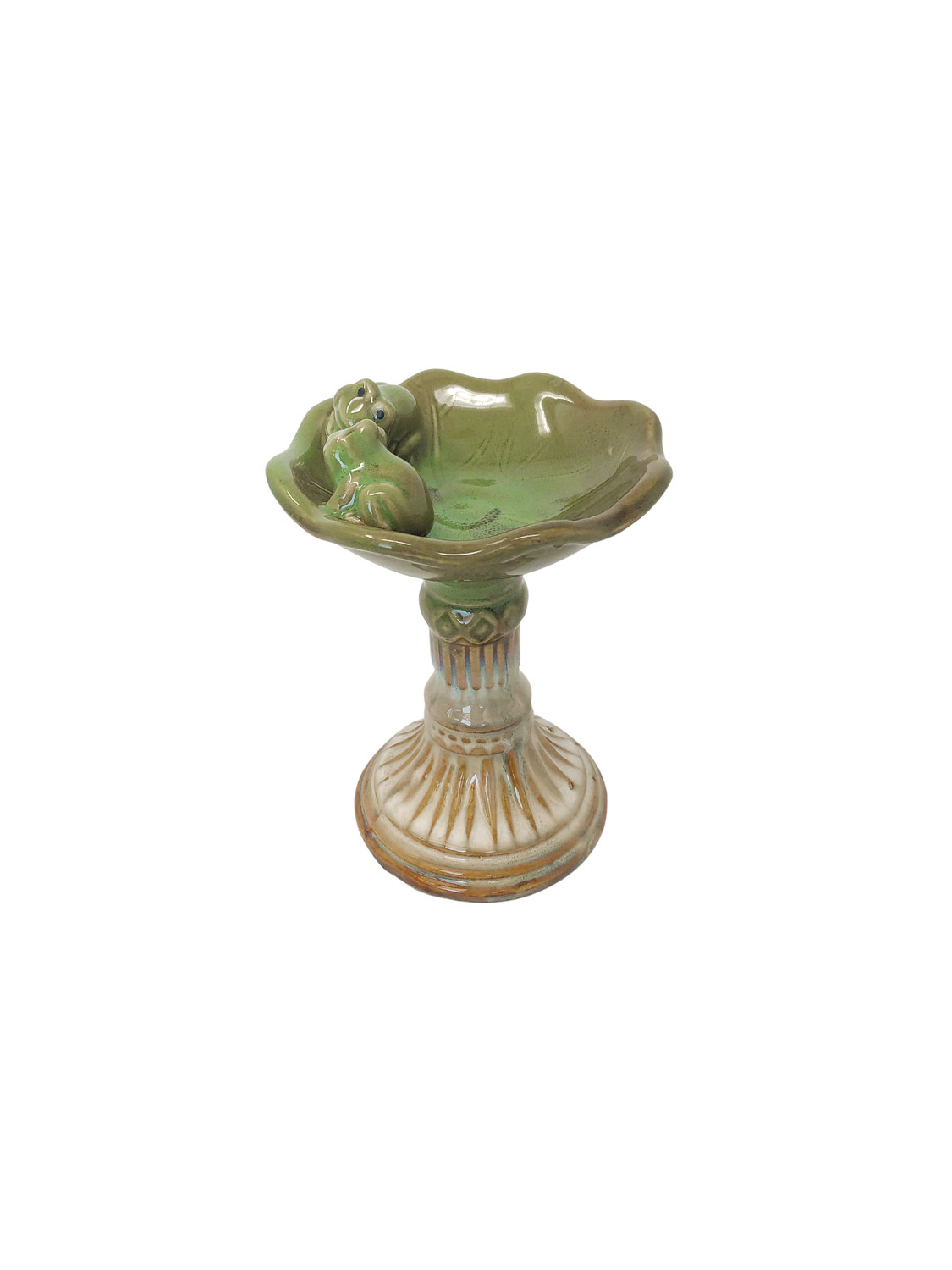 Pedestal & Frogs Soap Dish