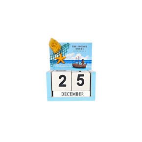 Sponge Docks Wooden Calendar