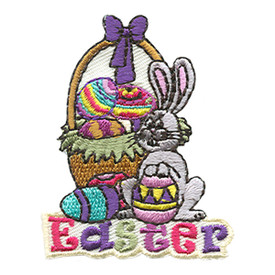 S-1805 Easter (Bunny & Basket) Patch