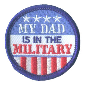 S-2874 My Dad - Military Patch