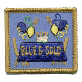 S-0340 Blue & Gold Patch
