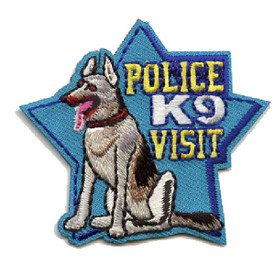 S-4377 Police K9 Visit Patch