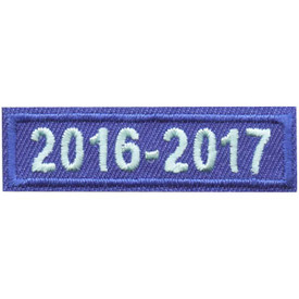 S-4452 2016-2017 Blue Year Bar Patch