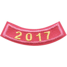 S-4454 2017 Pink Year Rocker Patch