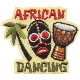 S-5035 African Dancing Patch