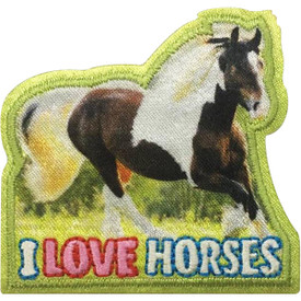 S-5118 I Love Horses Patch