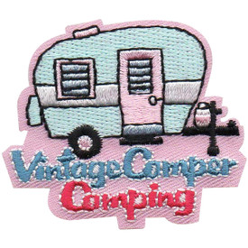 S-5161 Vintage Camper Camping Patch