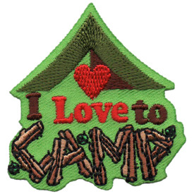 S-5322 I Love to Camp Patch