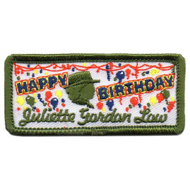 S-5402 Happy Birthday JGL Patch