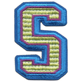 S-5443 Letter S Patch