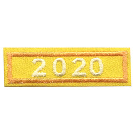 S-5551 2020 Gold Year Bar Patch