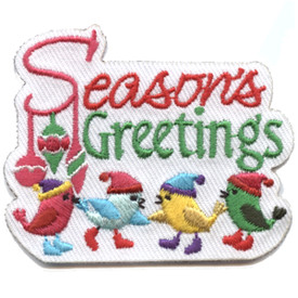 S-5796 Season Greetings Patch