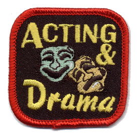 S-0563 Acting  & Drama Patch