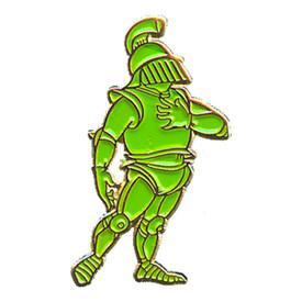 P-0129 Green Knight (Standing) Pin