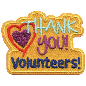 S-6793 Thank You! Volunteers! Patch