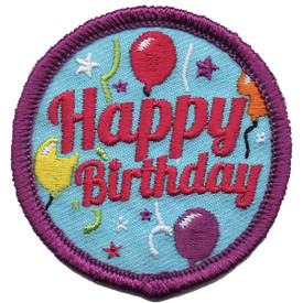 S-6863 Happy Birthday Patch