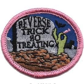 S-6943 Reverse Trick or Treating Patch