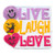 S-2968 Live Laugh Love Patch