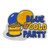 S-4144 Blue & Gold Party Patch