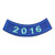 S-4240 2016 Blue Year Rocker Patch