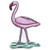 S-4671 Flamingo Patch