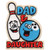 S-4885 Dad & Daughter (Bowling) Patch