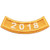 S-4897 2018 Gold Year Rocker Patch