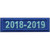 S-5051 2018-2019 Blue Year Bar Patch