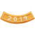 S-5053 2019 Gold Year Rocker Patch