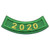 S-5563 2020 Green Year Rocker Patch