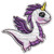 S-5695 Unicorn (White) Patch