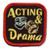 S-0563 Acting  & Drama Patch