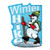 S-1460 Winter Hike (Snowman) Patch