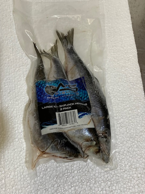 A&S 10"+ Skipjack 3 Pack Vacuum Sealed Zipper Bag / 6 or 10 Count Case with Expedited Shipping