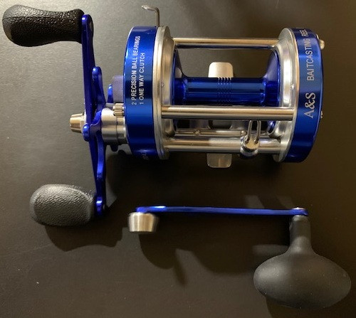 A&S PC-6000 Baitcast Reel  BLUE
