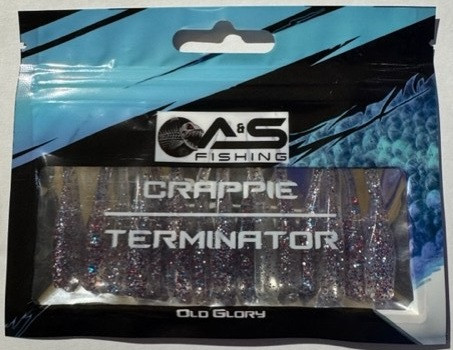 A&S Crappie Terminator 15 Count Old Glory