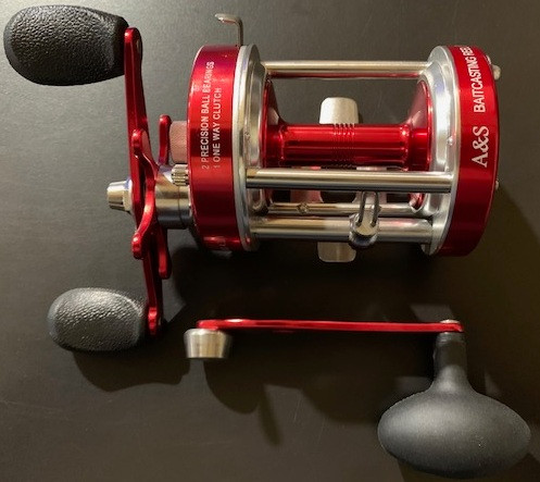 A&S PC-6000 Baitcast Reel RED