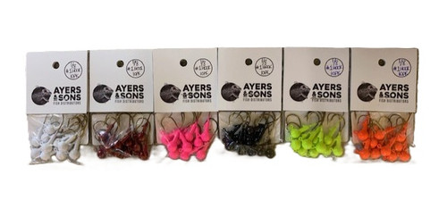 A&S Premium Jig Heads 10 Count 1/32 Chartreuse