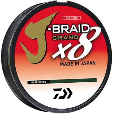 Daiwa J-Braid Grand x8 50lb 300yd Dark Green