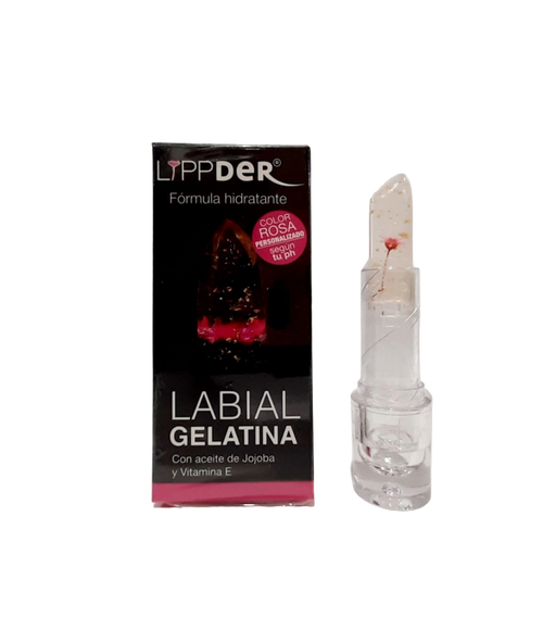 LIPPDER LABIAL GELATINA 1 ENVASE 3,5 G COLOR ROSA