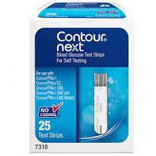Contour next 25 tiras bayer