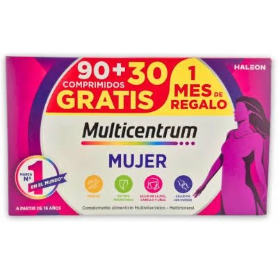 Multicentrum mujer 90 + 30 comprimidos pack promocional