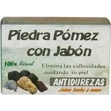 PIEDRA PÓMEZ CON JABÓN 100% NATURAL ANTIDUREZAS GALIFARMA 125 G