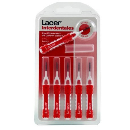 Cepillo interdental active recto 6 unidades lacer