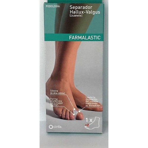 Separador dedo juanete (hallus valgus) farmalastic