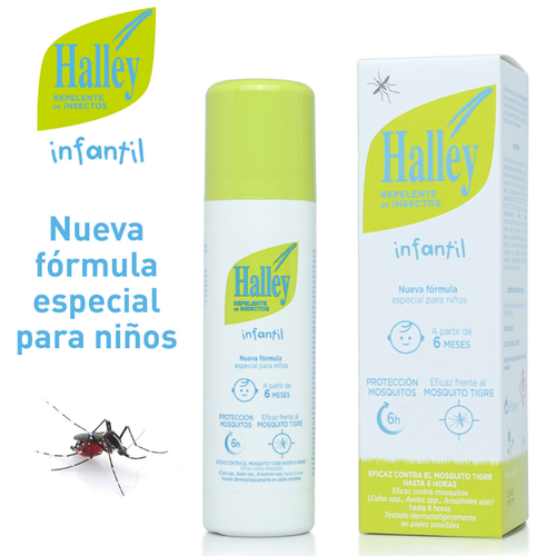 Halley repelente de mosquitos infantil 100 mL