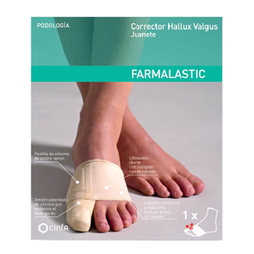 Farmalastic corrector hallux valgus juanete talla pequeña