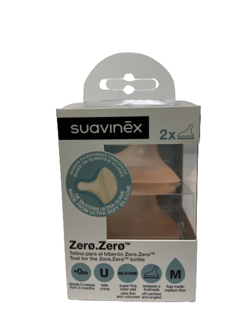Tetina silicona anticólico suavinex flujo s