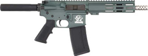 Glfa Ar15 Pistol 223 Wylde - 7.5" Ss. Bbl. Charcoal Green