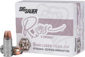 Sig Ammo 9mm 115gr Elite - V-crown Jhp 20rd 10bx/cs